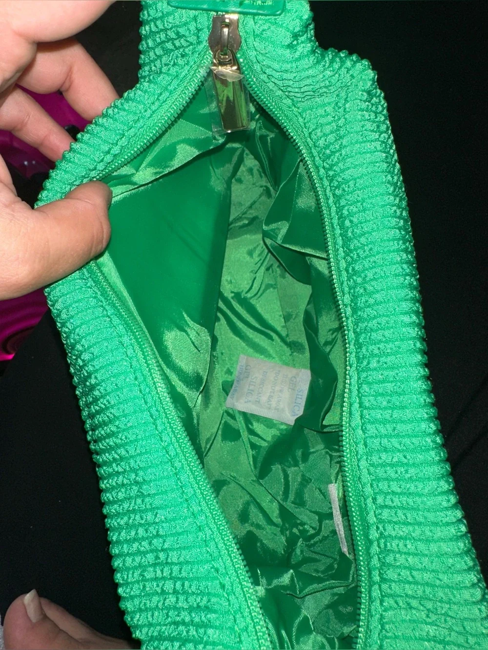 kate spade Bright Green pouches